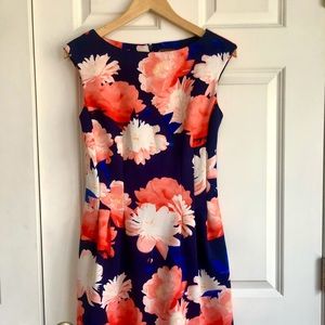 Floral print mini dress